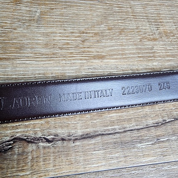 Vintage Ralph Lauren Stirrup-Buckle Italian Leather Equestrian Belt | Small main image 7